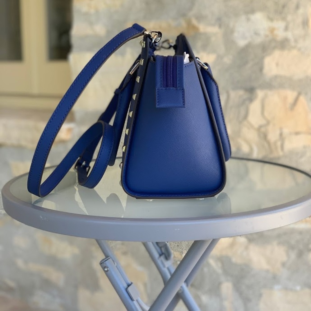NWT MICHAEL KORS MD STUDDED SELMA HANDBAG=WALLET - Picture 4 of 8